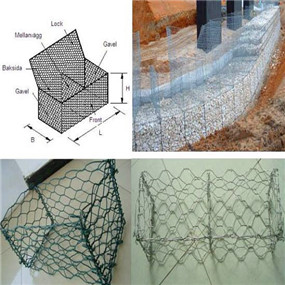 新疆石籠網又稱石籠網箱,鍍鋅石籠網或pvc石籠網